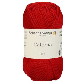 Schachenmayr Catania puuvillalanka 115 signalrot 50g 9801210-00115