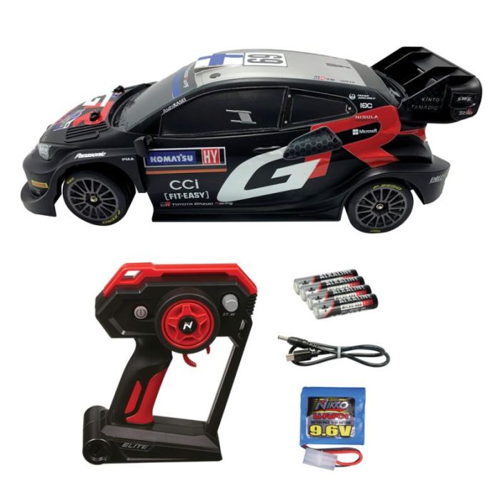NIKKO Toyota Gazoo Ralli Rovanperä Ruotsin Ralli 2024 Radio-Ohjattava 1:14th Elite Ralliauto 104150 tuotekuva 1