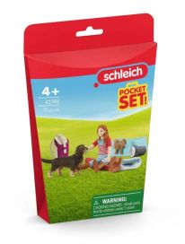 Schleich Sch Pocket Set Overnight stay with Hannah 42748