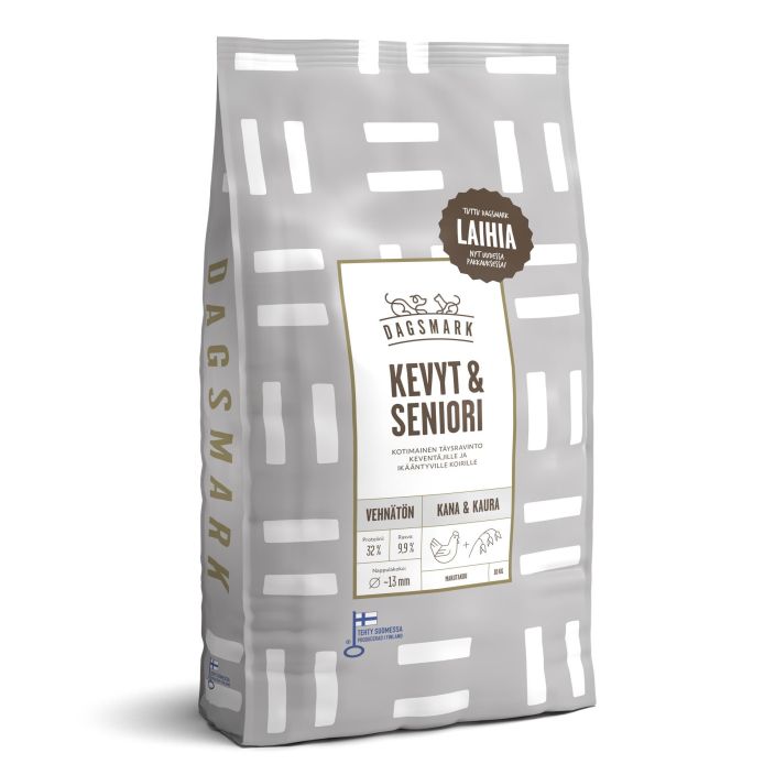 Dagsmark keyt & seniori vehnaton kana-kaura 10kg Dagsmark keyt & seniori vehnaton kana-kaura 10kg