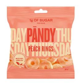 Pändy Persikka Renkaat makeispussi 50g