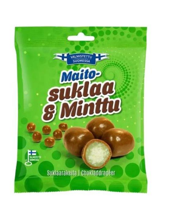 Maitosuklaa & Minttu 85g 901-250 Maitosuklaa & Minttu 85g 901-250