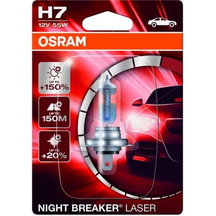 Osram H7 Night Breaker laser 150% 10-64210NL-01B 908-1690