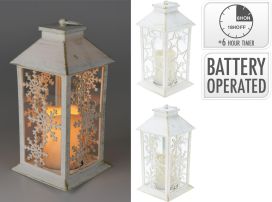 Lyhty 28cm led valolla valk. ANX000840