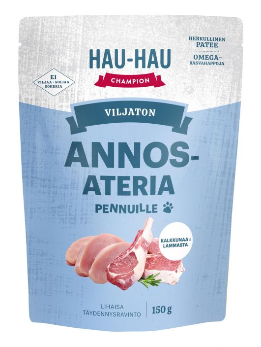HHC Viljaton ateria pennuille kalk-lammas 150g 5909 969-162 5909