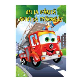 Tampereen Paperikonttori Opi ja väritä Autot ja työkoneet 141011