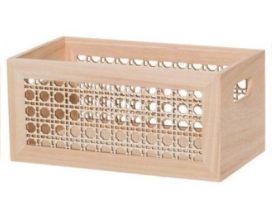 4Living 4Living Puulaatikko laserkuviolla 24,5x13,5x11,5cm 628322