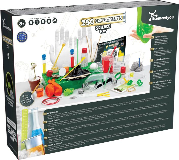 Science4You 250 experiments teidesetti 48026007 tuotekuva 1 Science4You 250 experiments teidesetti 48026007 tuotekuva 1