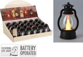 Myrskylyhty mini LED musta 9cm
