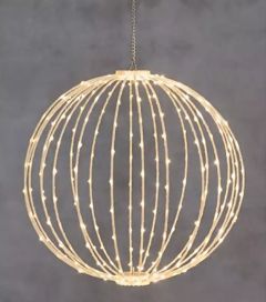 LED-valopallo 30cm 144led valkoinen